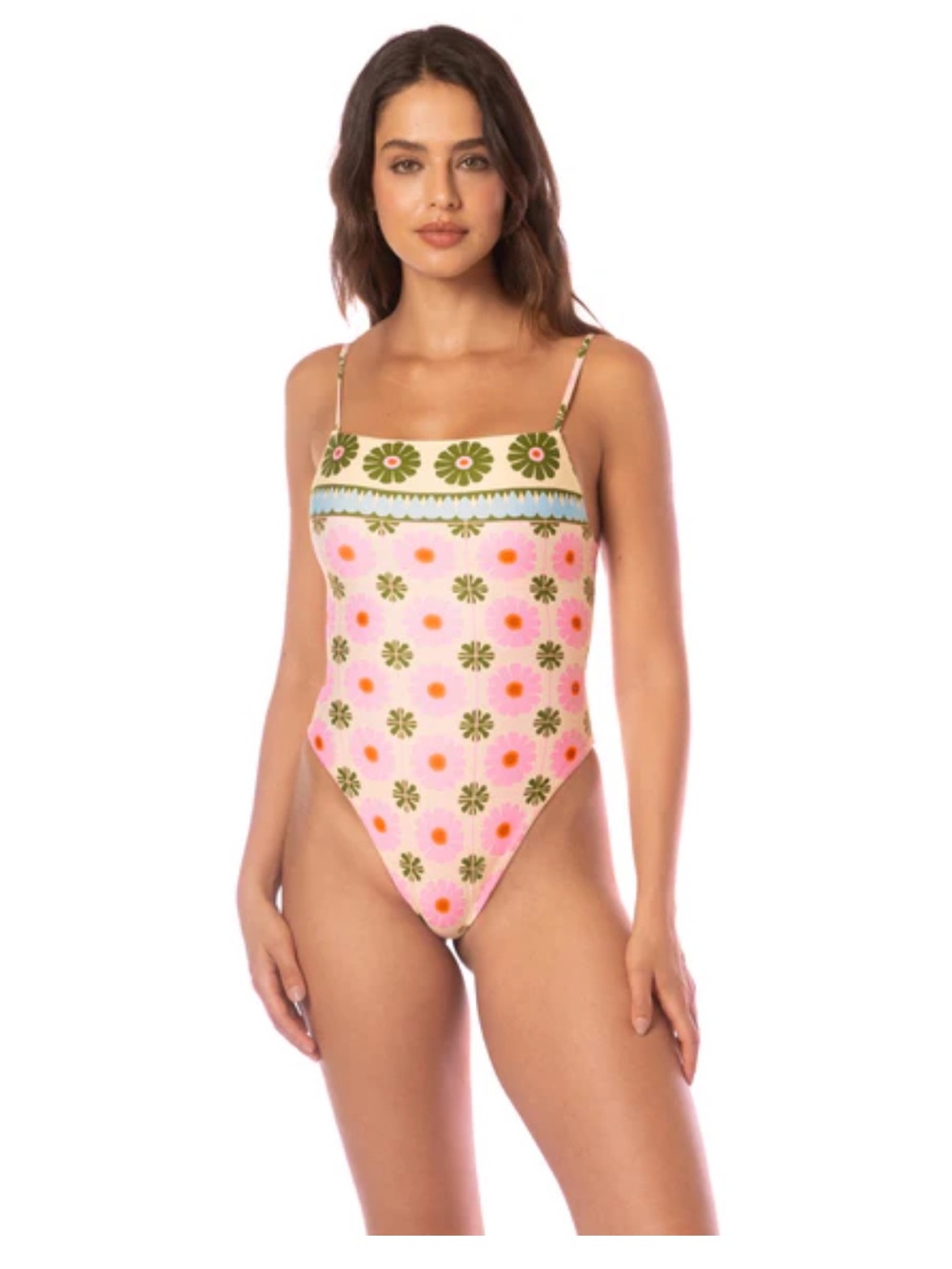 Reversible Pastel Flourish Briella Classic One Piece